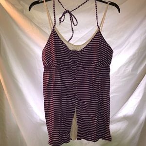 NWT One Step Up striped tank top